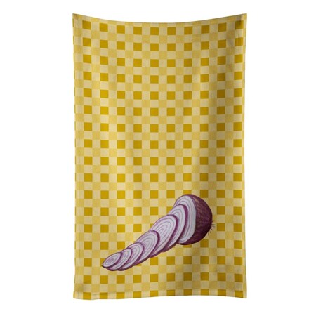 Carolines Treasures Red Onion on Basketweave Kitchen Towel BB7211KTWL